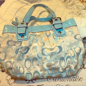 C.O.A.C.H Blue Purse